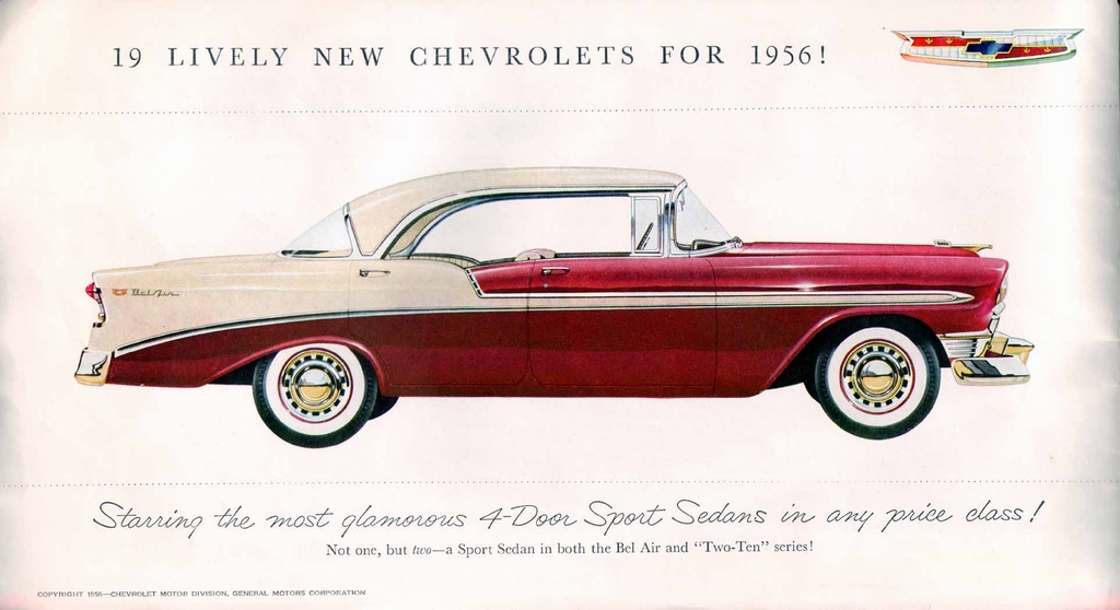 1956 Chevrolet Prestige Brochure Page 8